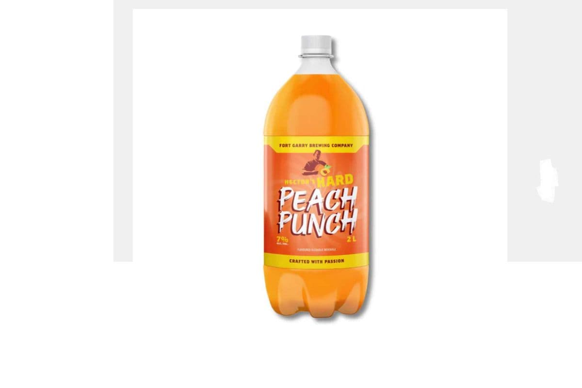 Hector's Hard Peach Punch (1 x 1.75 Litre bottle)