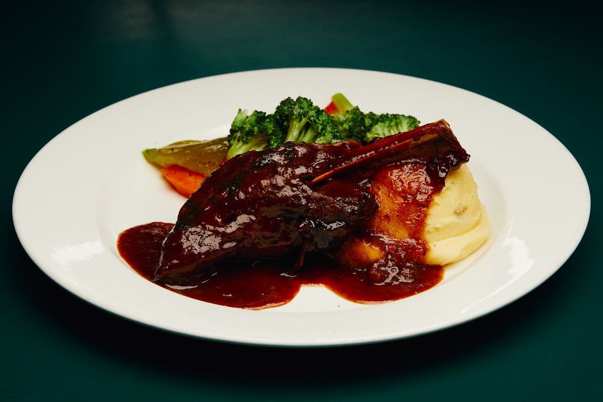 Stout-Braised Lamb Shank