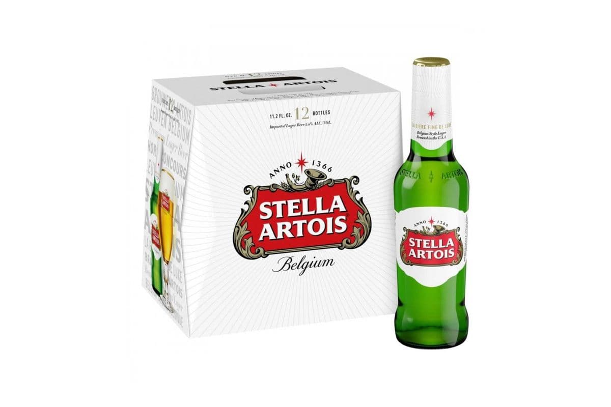 Stella Artois Pale Lager, Belgium (12 Bottles) (1 x 12x330ml)