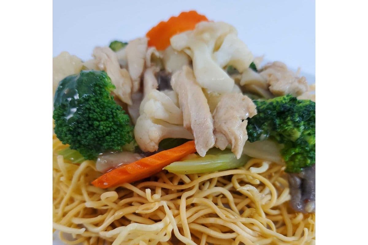 Légumes sautés au poulet, bœuf ou porc