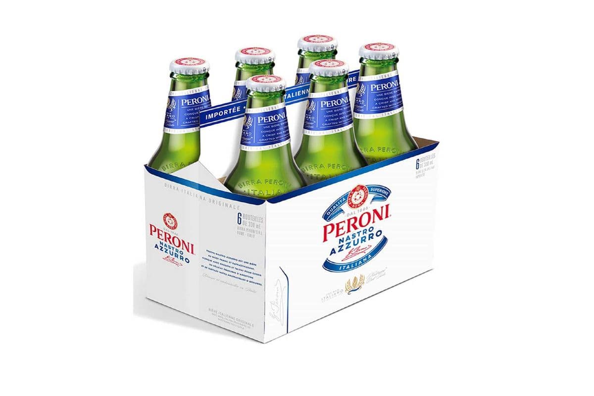 525188. PERONI NASTRO AZZURRO (6 x 330ML (BOTTLES)