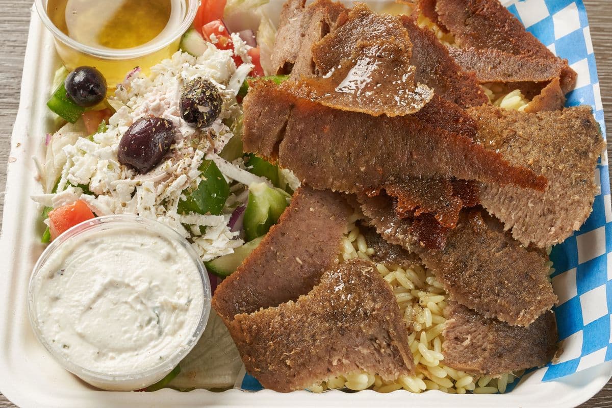 Beef and Lamb Gyro Platter