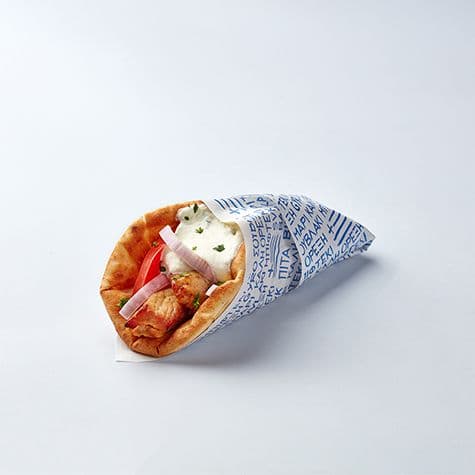 Pita souvlaki au porc