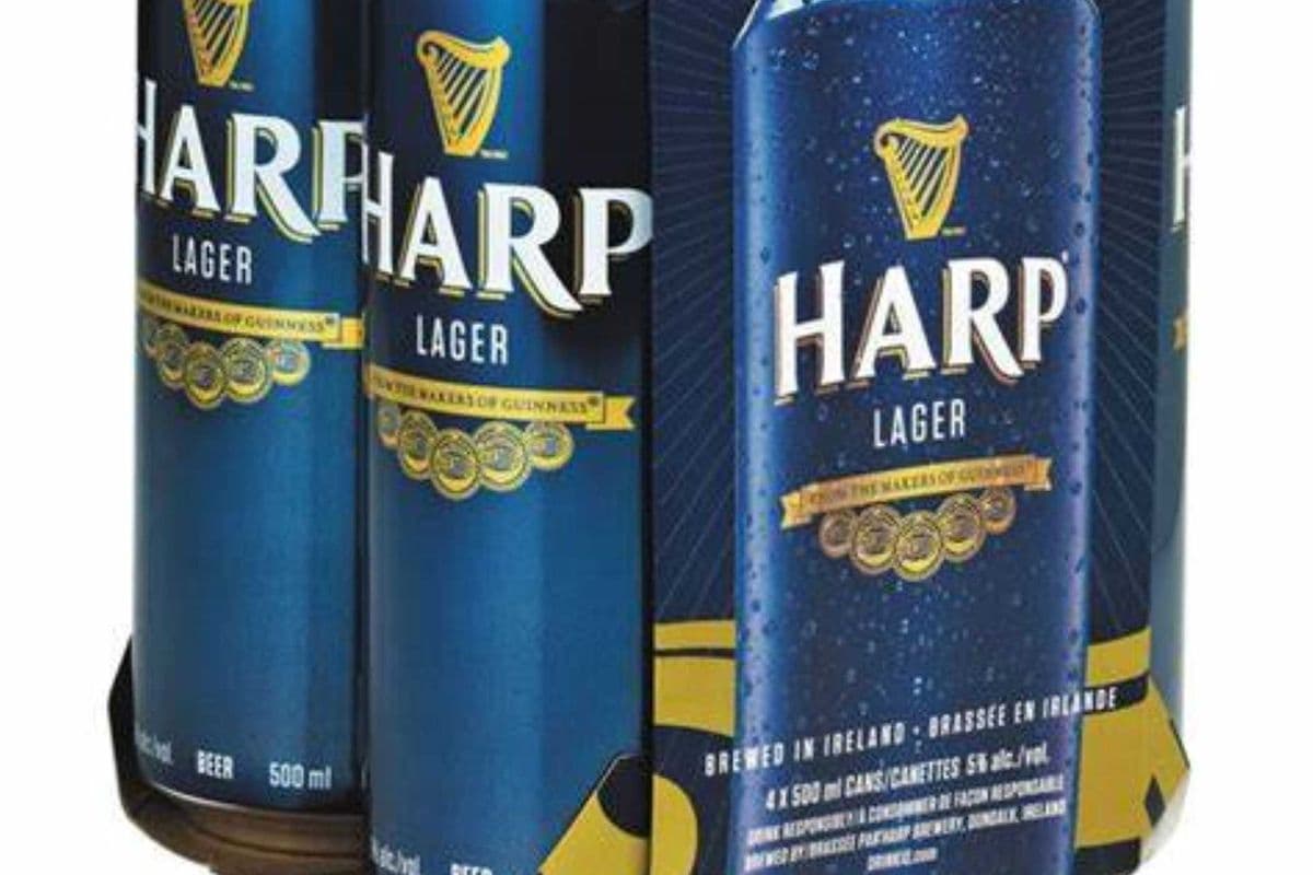 Harp lager 4 can (4 x 500ml cans )