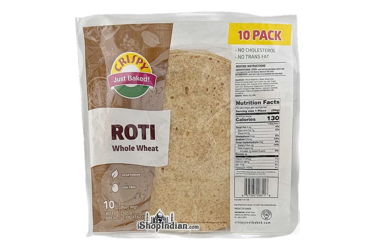 Rumali Whole Wheat (10 pcs)