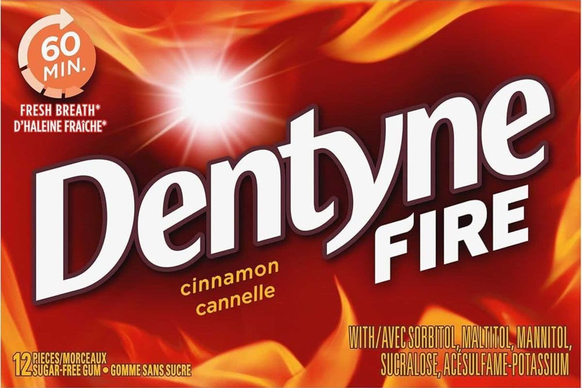 Dentyne Fire gum -Cinnamon 12 Pieces