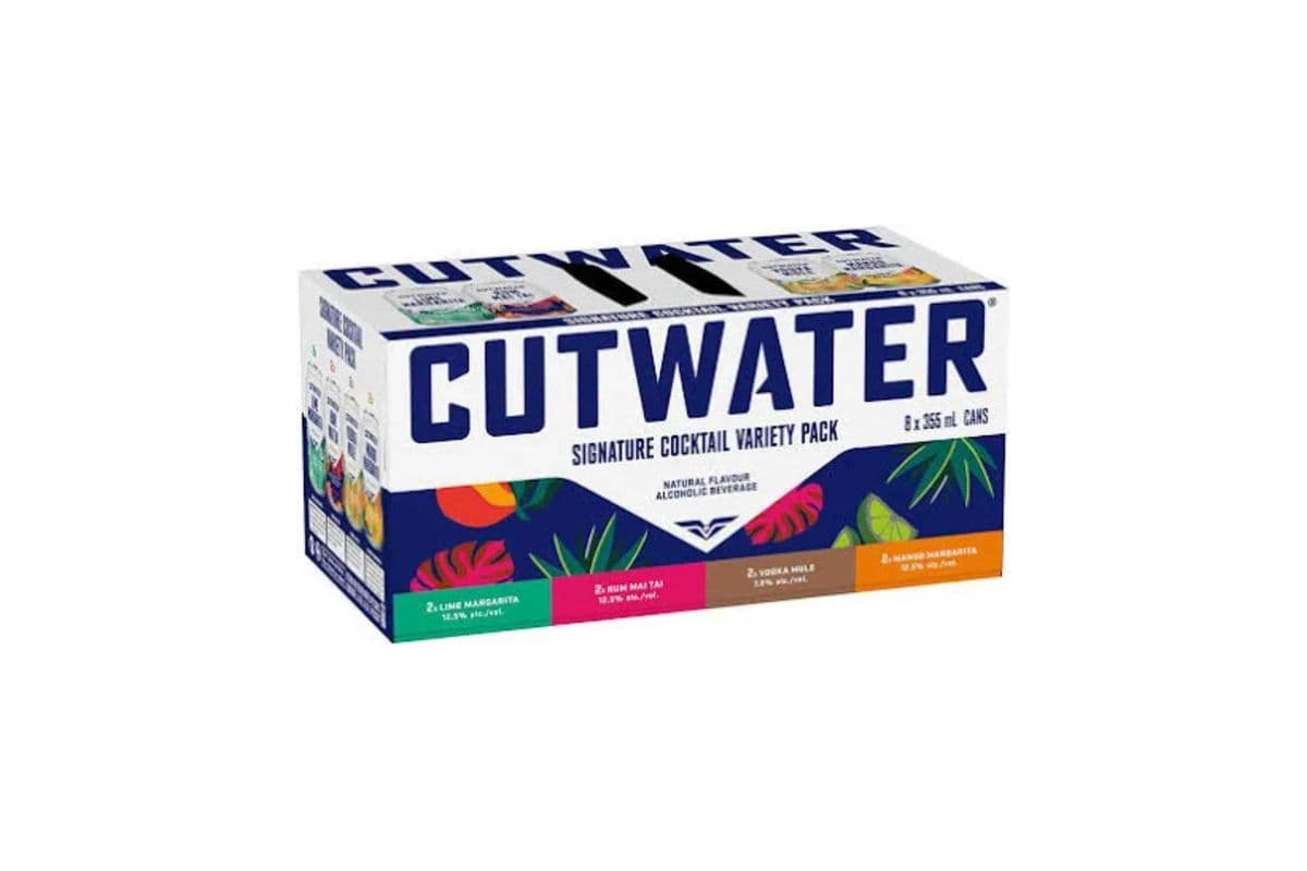 Cutwater Signature Cocktail Variety Pack (8 Cans) (1 x 8x355ML)