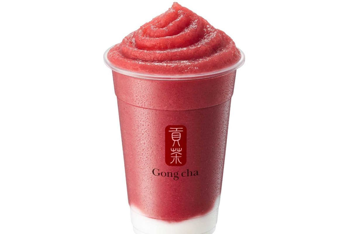 Grape Milk Foam Smoothie