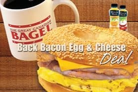 Back Bacon Egg and Cheese