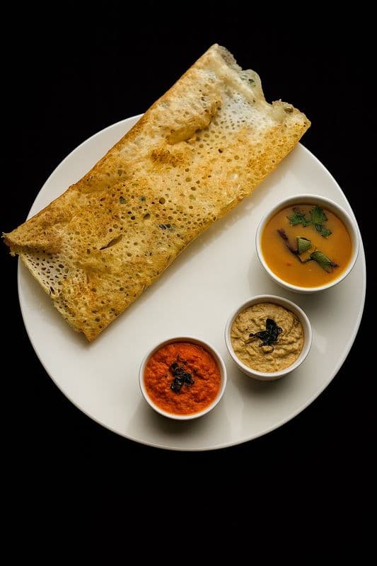 Rava Masala Dosa / Dosa Masala à la Semoule