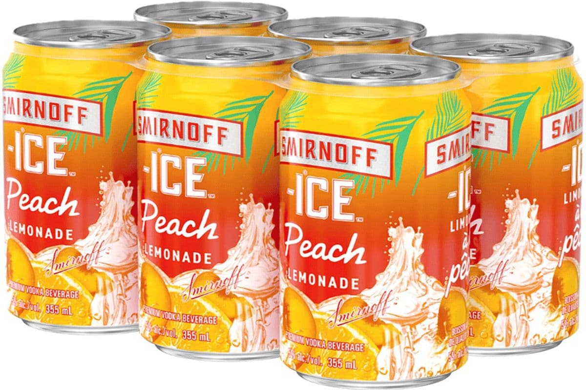 Smirnoff ice Peach Lemonade 6x355ml (6 x 355ml)