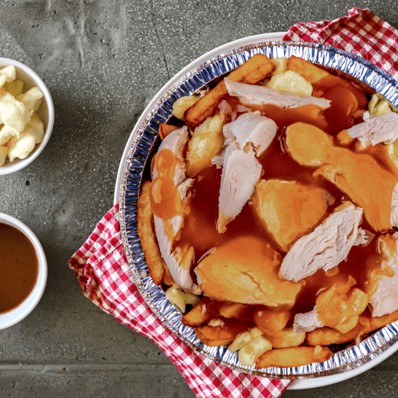 Poutine avec 1 choix 46oz / Poutine with 1 Choice 36oz
