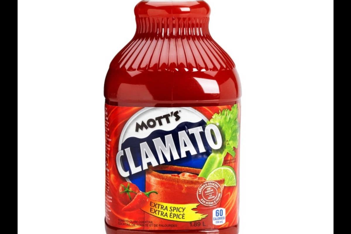 MOTT'S CLAMATO EXTRA SPICY (1.89 LITRES) (1.89LITRE ) (1 Cal)
