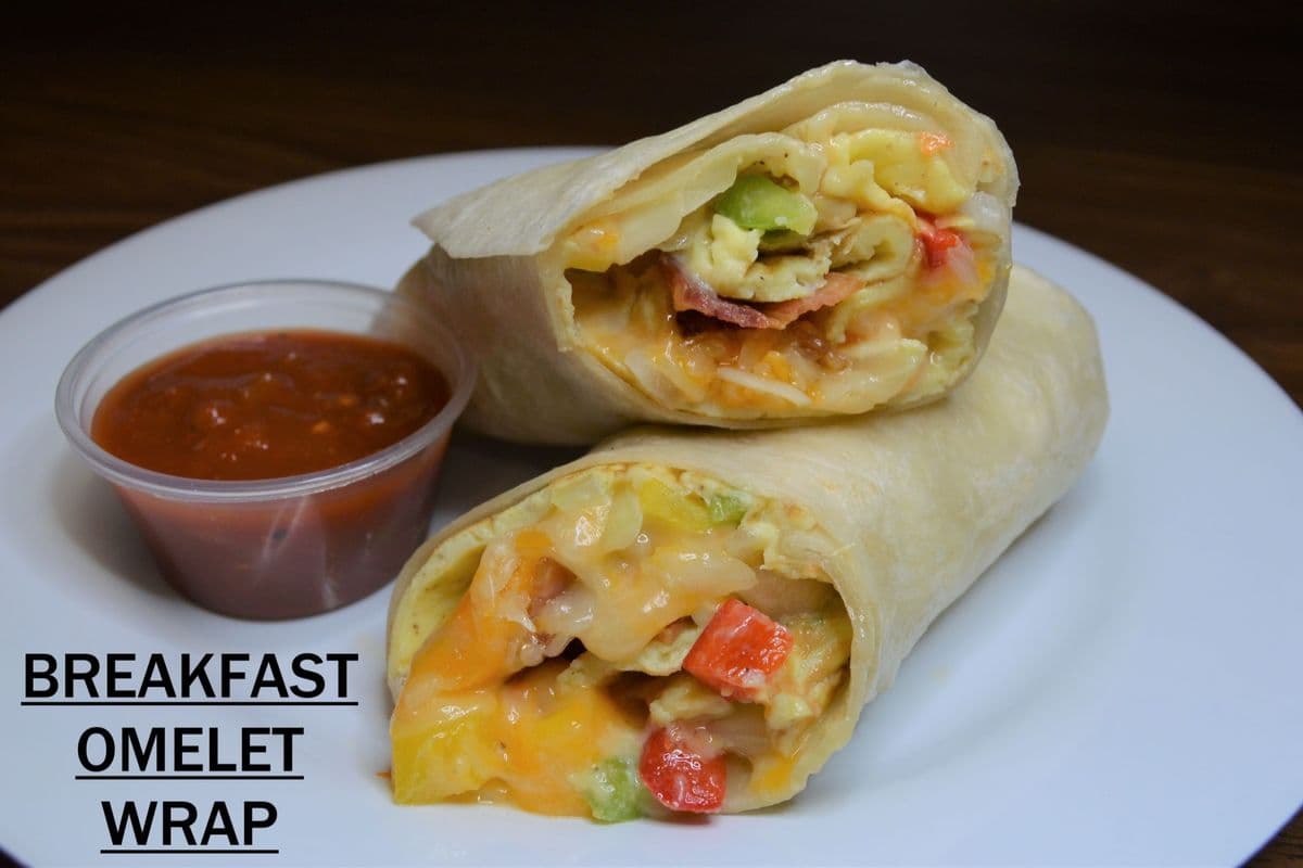 Breakfast Omelet Wrap