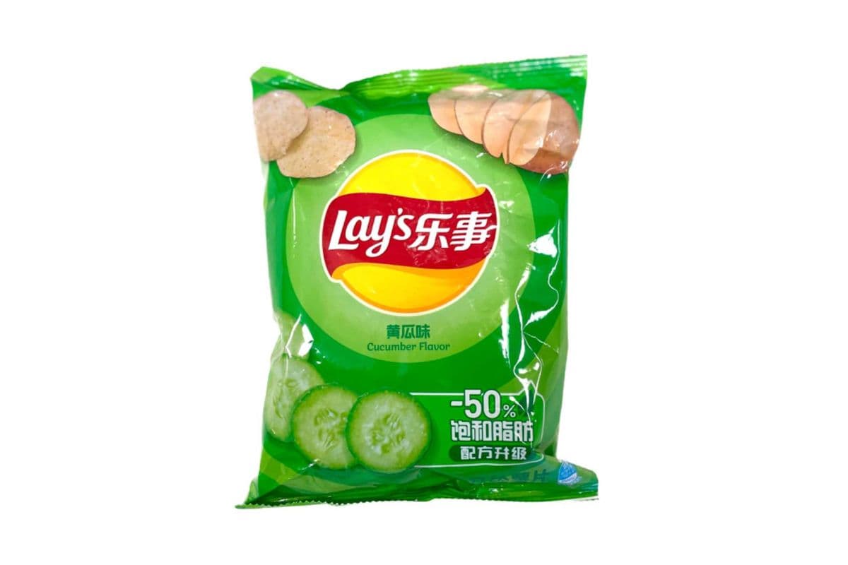 Lay's Potato Snacks Cucumber Flavour (70g)乐事薯片-黄瓜味