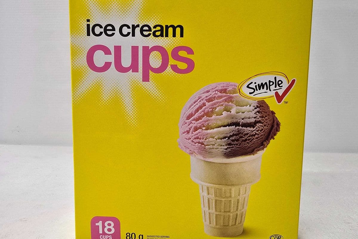 No name ice cream cups 80g ( 18 cups) (89g)