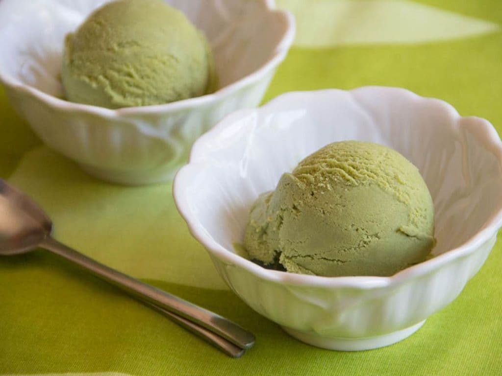 Green tea iced cream