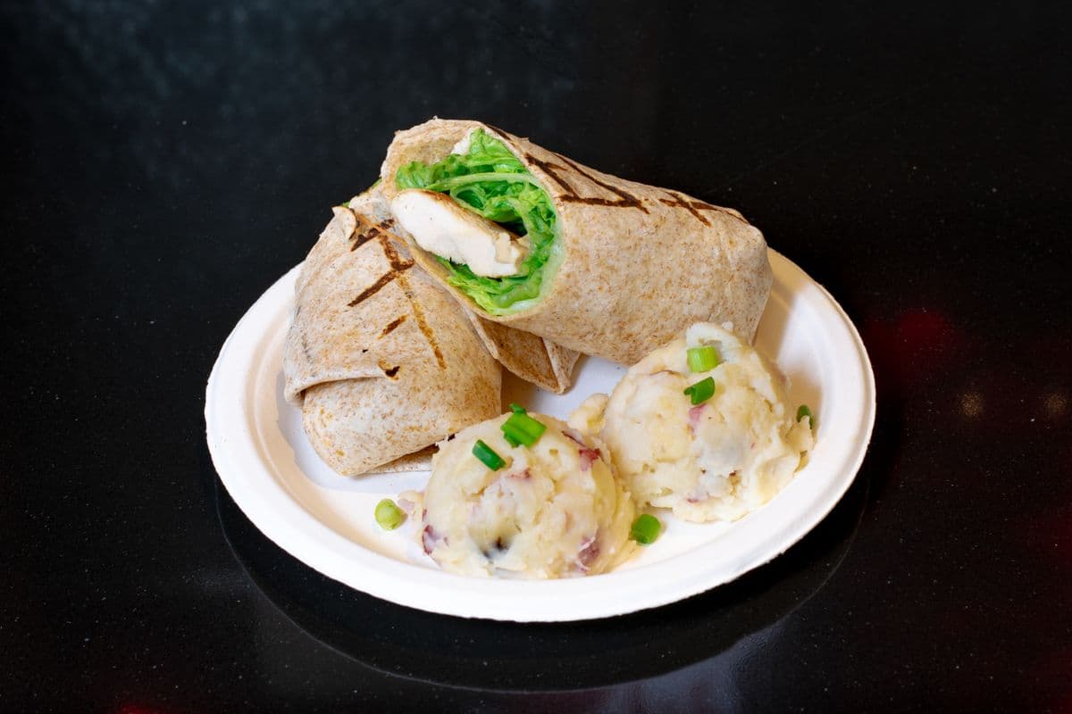 Peri Chicken Caesar Wrap with One Side