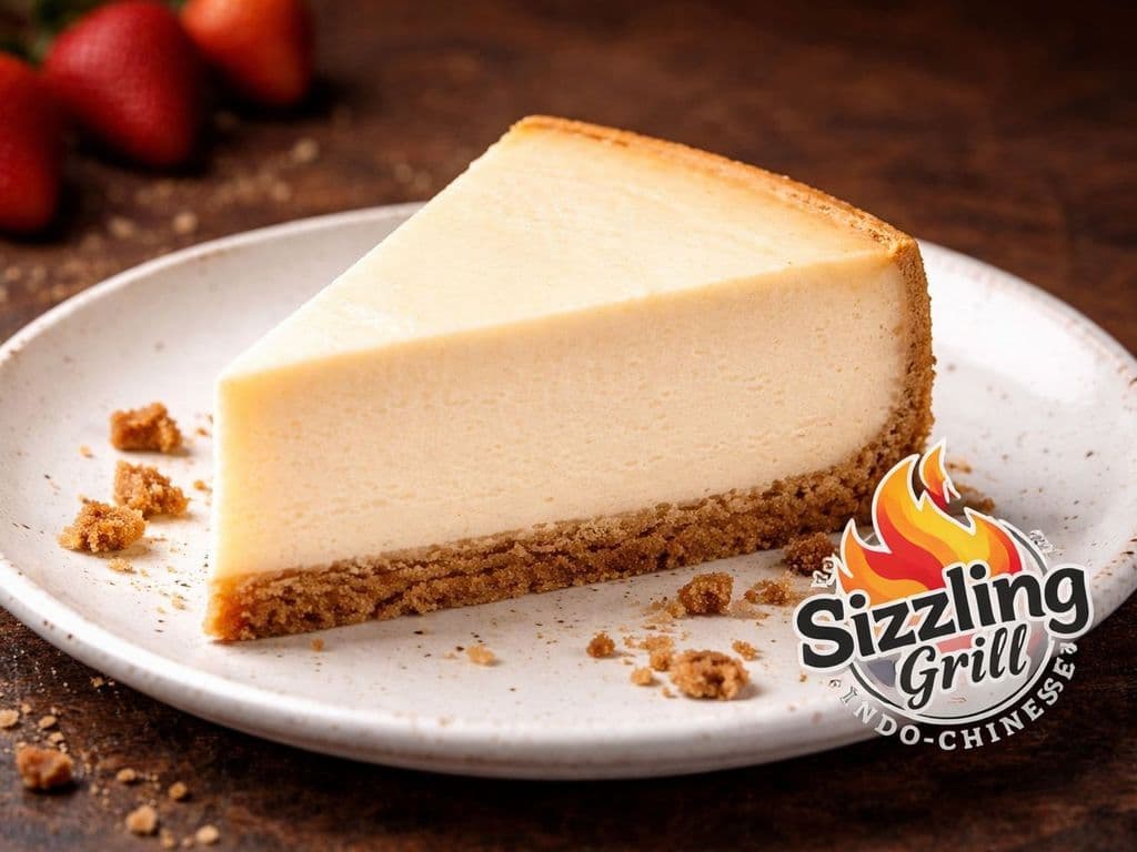 New York Style Cheese Cake With Berry Compote ( Contain Eggs)