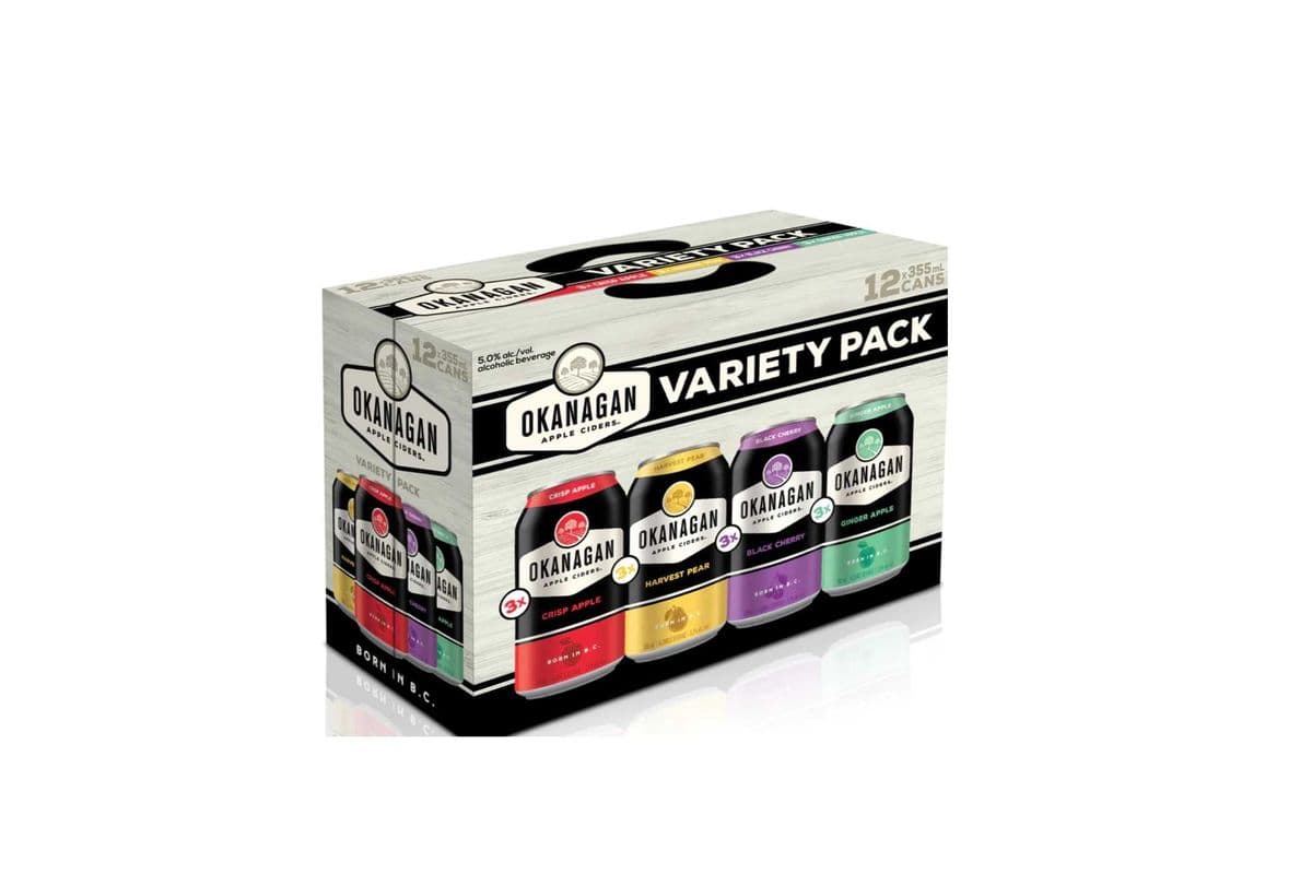 Okanagan Cider - Variety Pack (12 x 355 ml Cans)