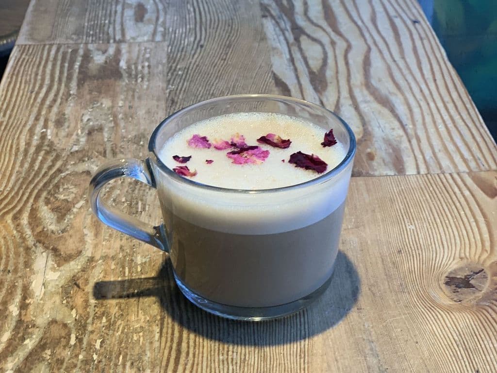 Rose Cardamom Latte