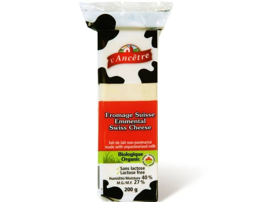 L'ANCETRE FROMAGE SUISSE EMMENTAL SWISS CHEESE 200G