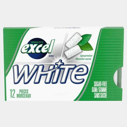 Excel Blanc menthe verte (12 mcx) / Excel White Spearmint (12 pcs)