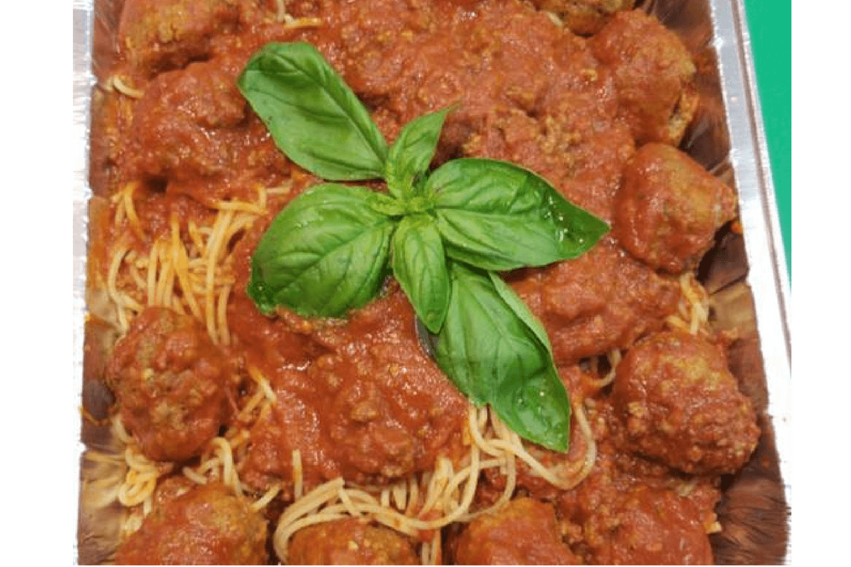 Skip Specials - Platter of Spaghetti Meatballs with Meat Sauce (12 pcs)
