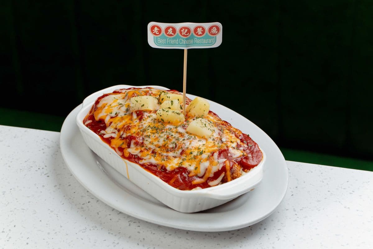 Hong Kong-Style Baked Pork Chop Rice with Tomato Sauce & Cheese 港式茄汁焗猪扒饭 (🔥 Weekly Special – Limited Time)