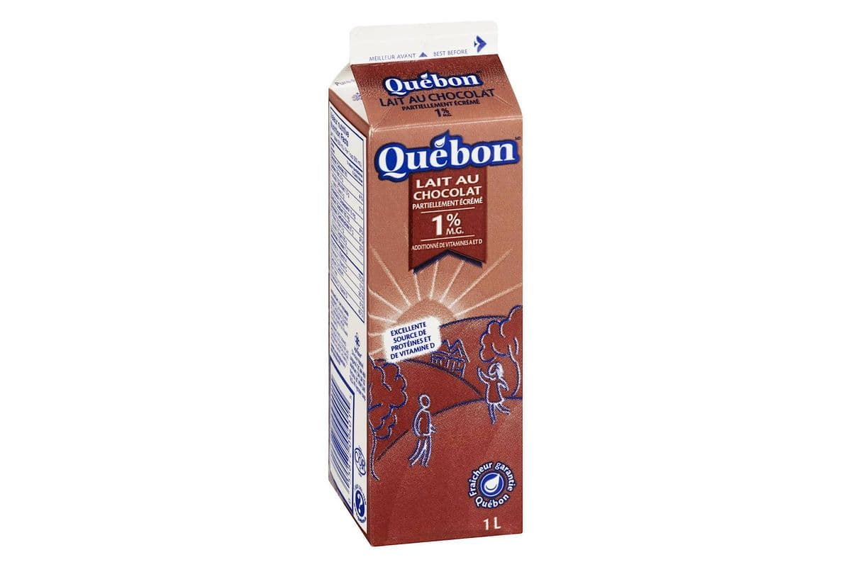 Québon - Lait au Chocolat / Chocolate Milk 1 % (1 L)
