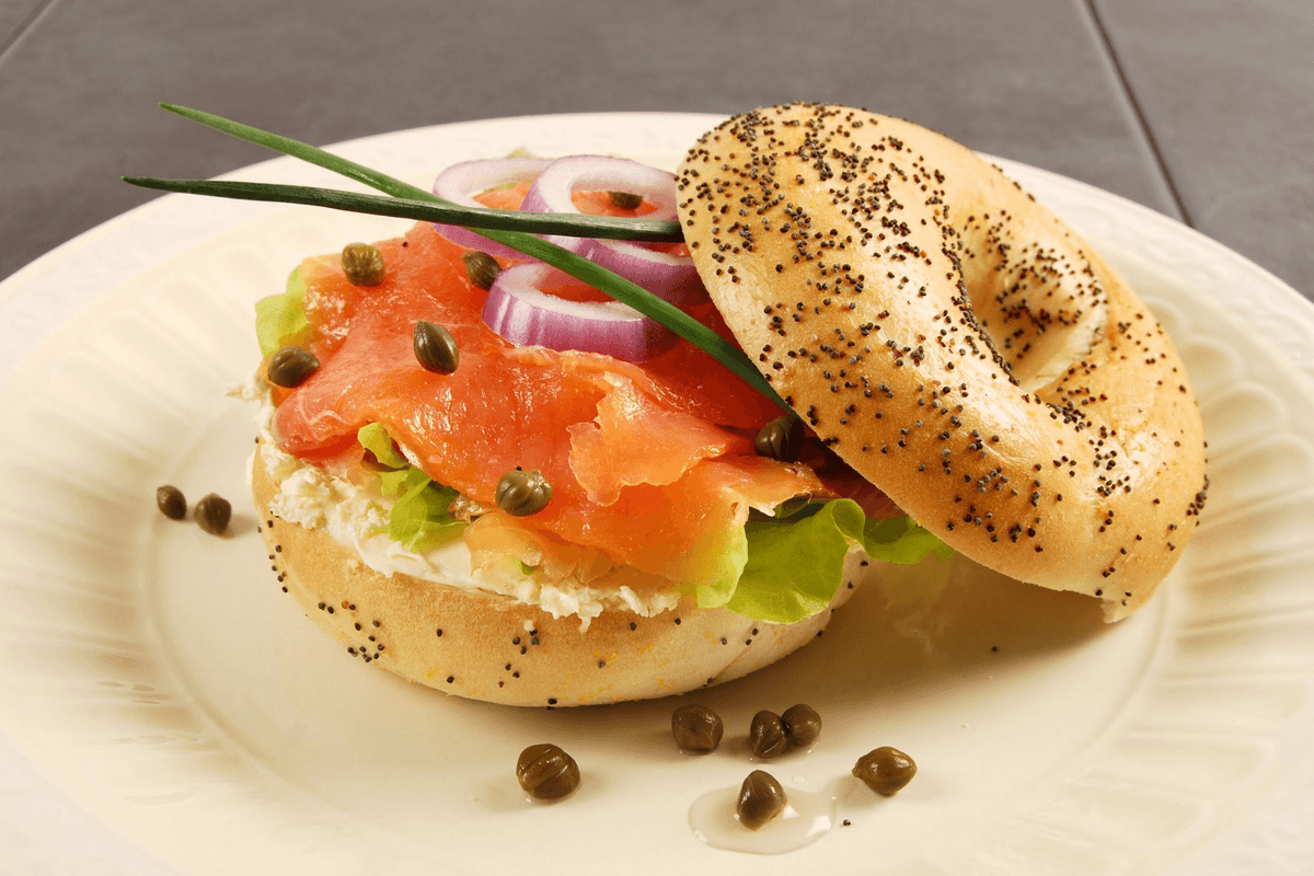 Keto Lox & Cream Cheese Bagel