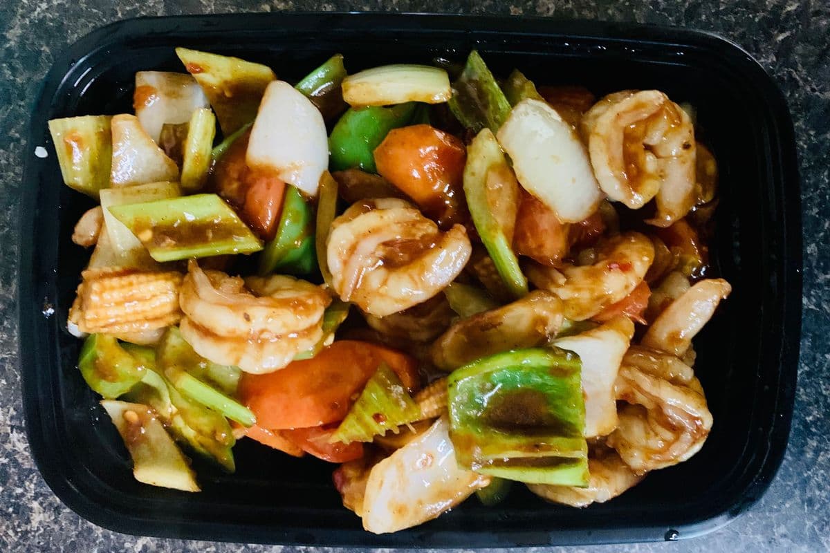 Satay Shrimp (Hot)
