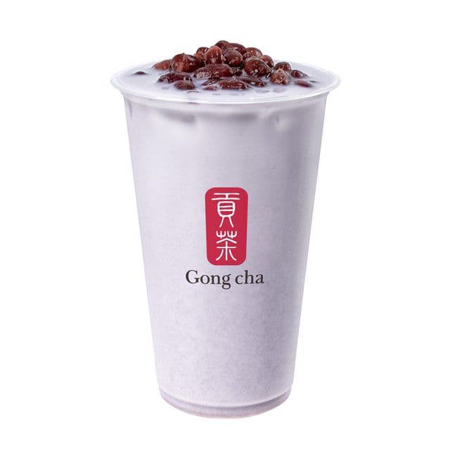 Taro Red Bean Milk Tea THÉ AU LAIT AU TARO AVEC FÈVES ROUGES