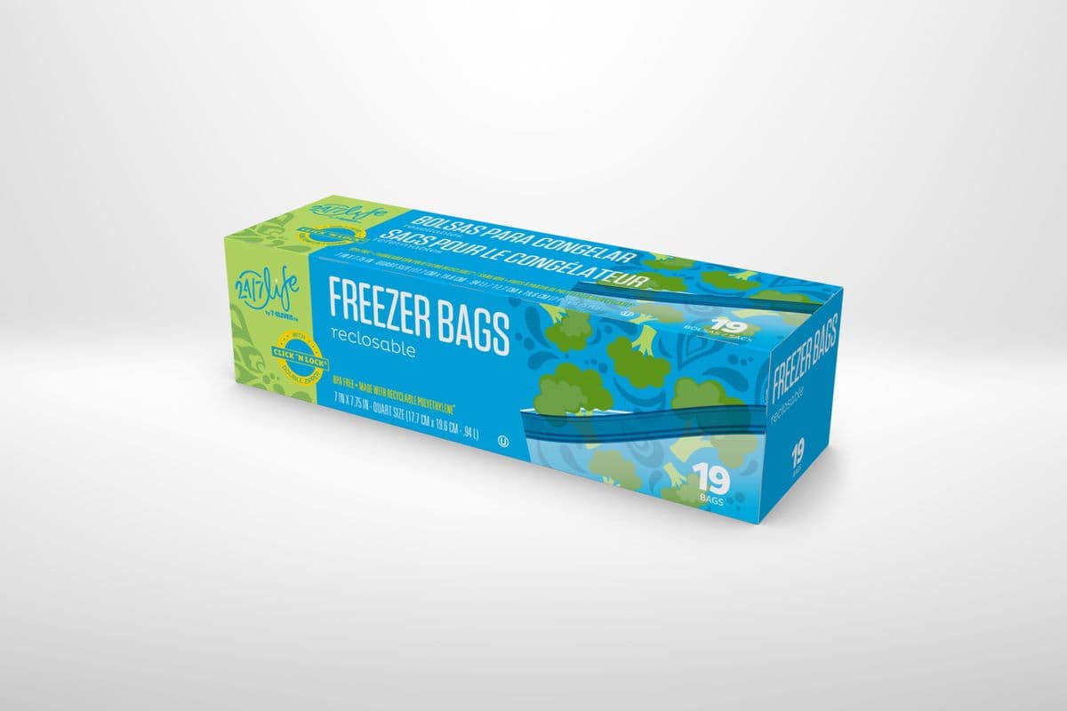 7-Select 24/7 Freezer Bags (19 Count)