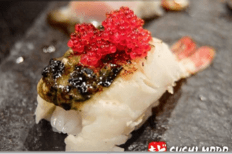 Ebi Aburi Sushi (1 pc)