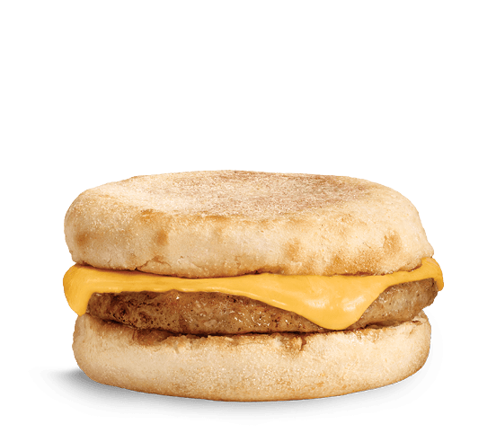 English Muffin Sausage & Cheddar Combo