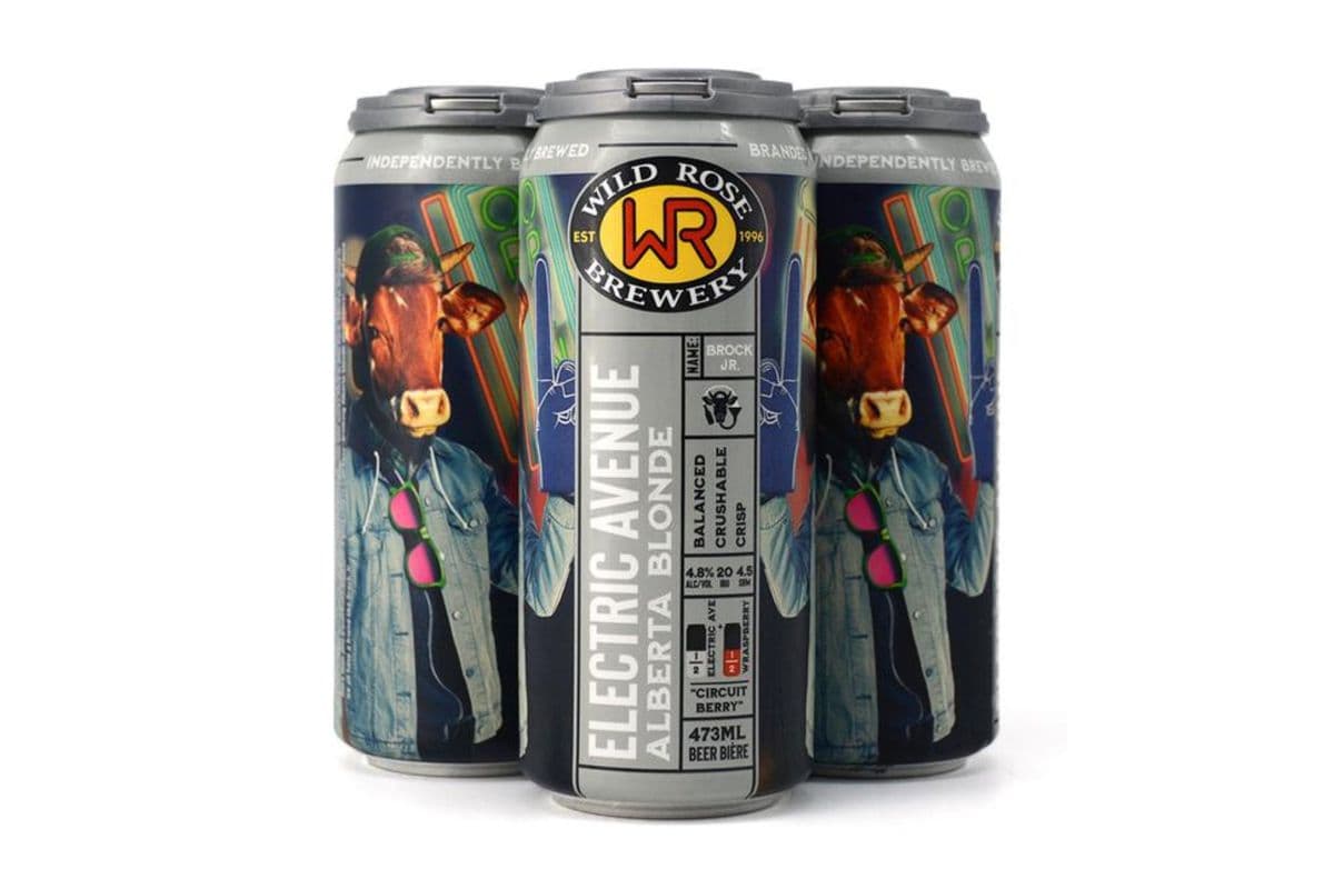 Wild Rose Electric Avenue (Alberta Blonde) (4 Cans) (1 x 473ML)
