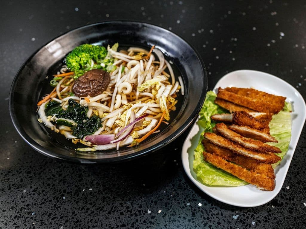 Chicken Cutlet Udon