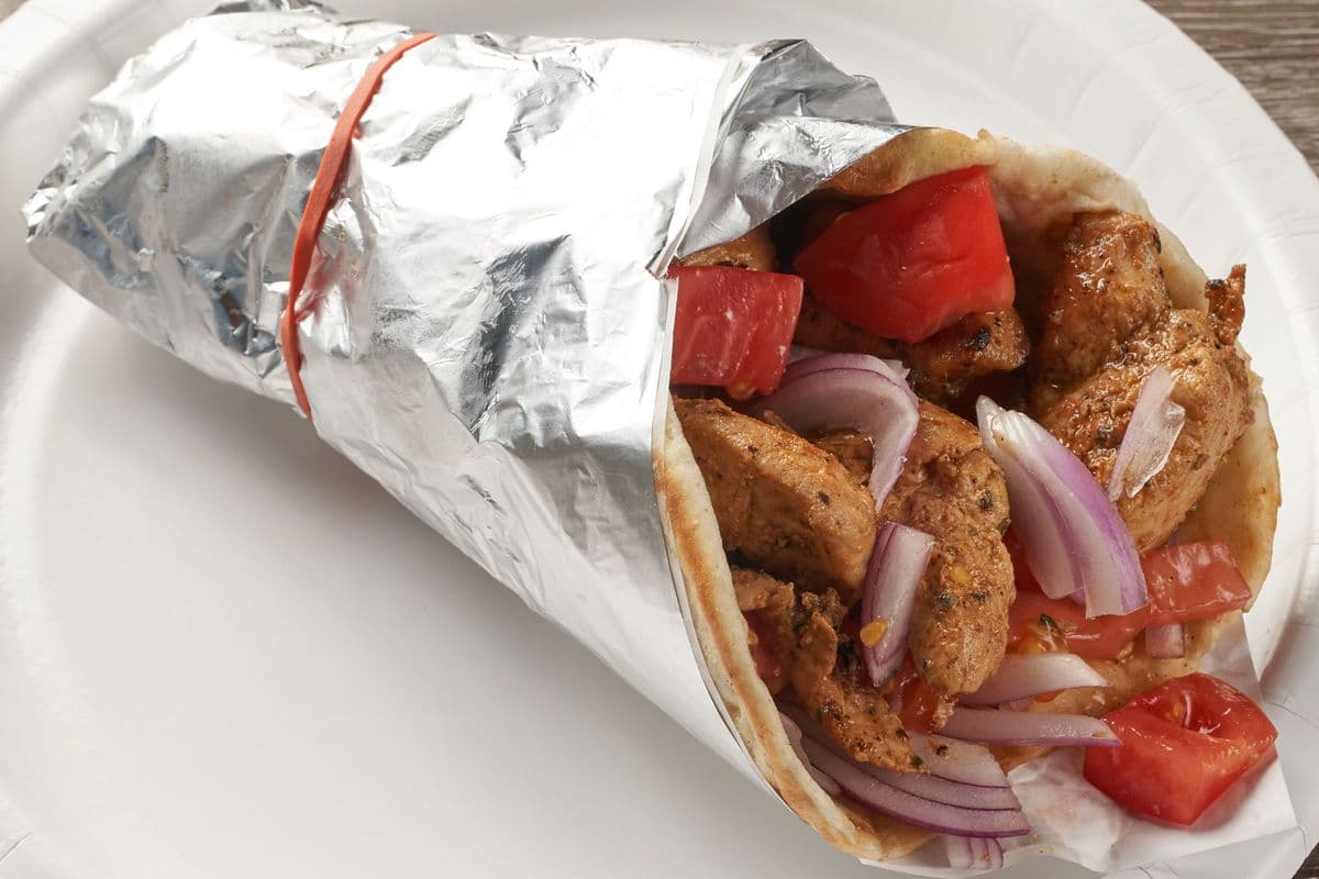 Pork Souvlaki Pita