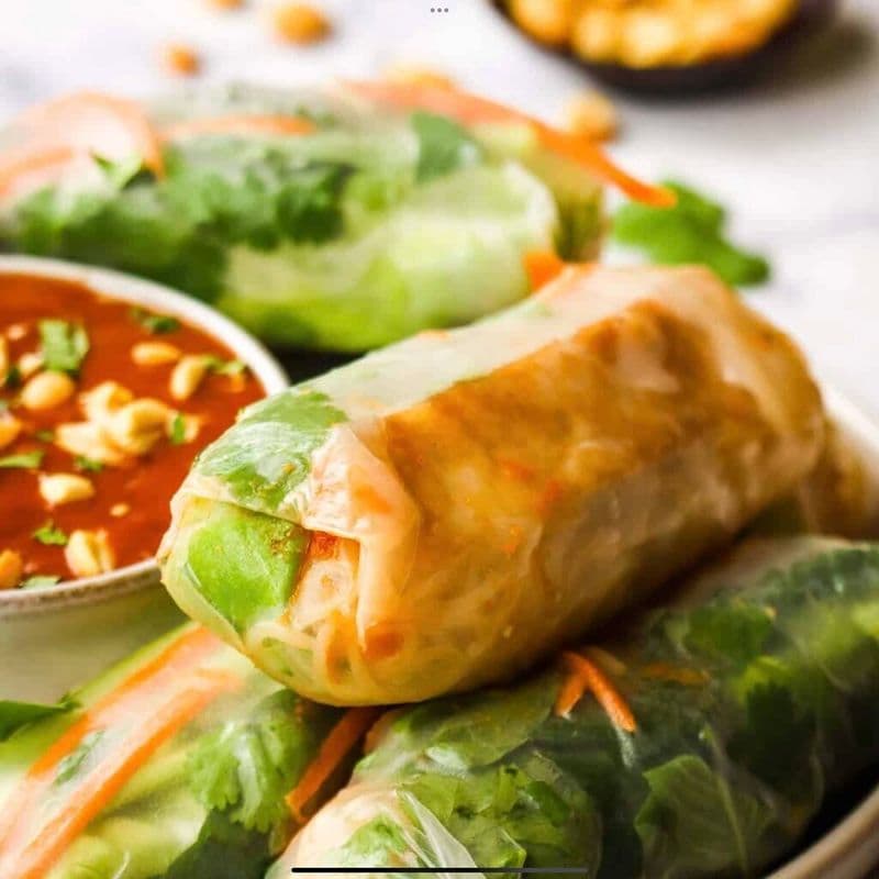 Fresh Rolls Lemongrass Tofu