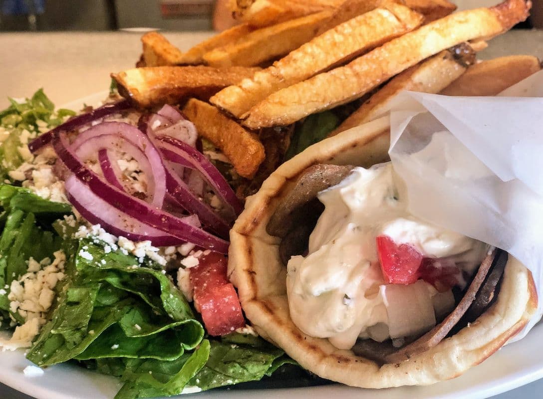 Gyros on a Pita Deluxe