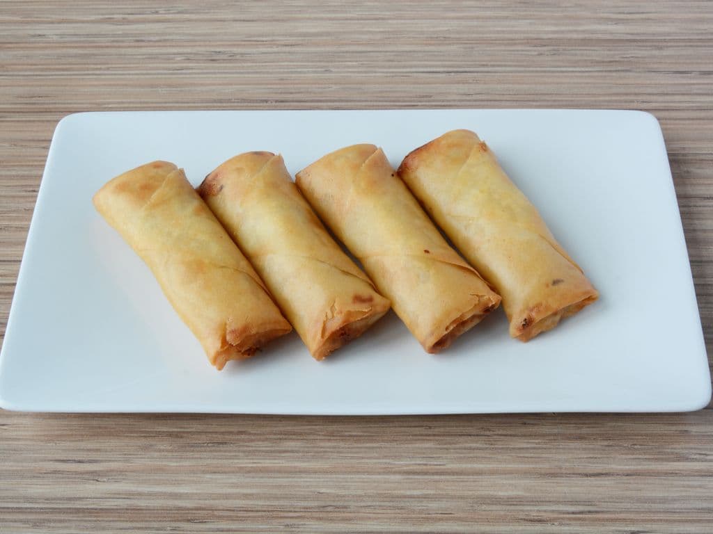 10. Veggie Spring Rolls