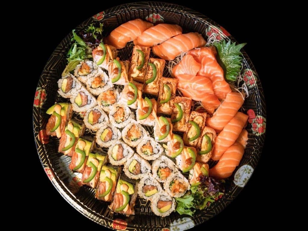 D. Salmon Lover platter (48pcs)