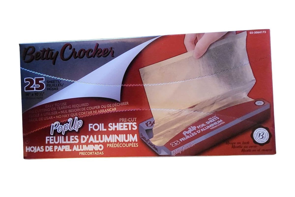 Betty Crocker Pop Up Pre-Cut Foil Sheets