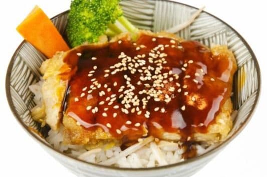 Tofu and Tempura Teriyaki