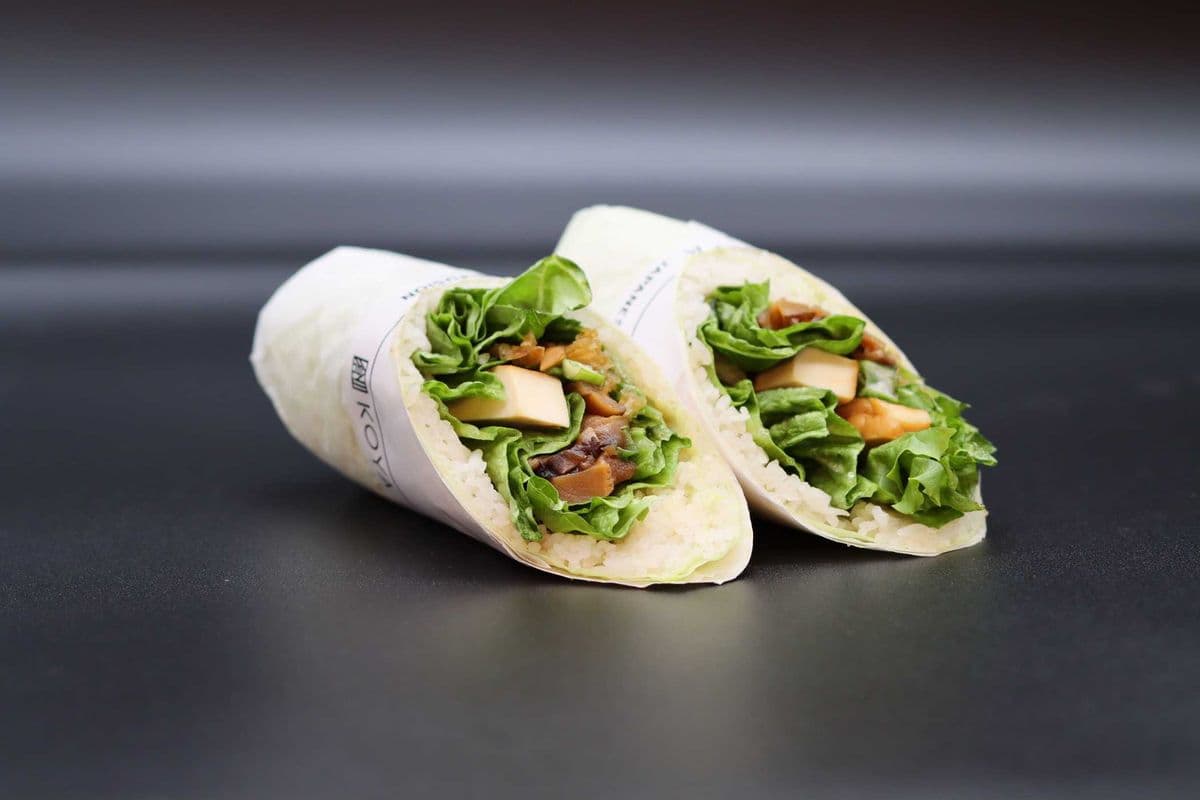 Vegan Shitake Tofu Burrito