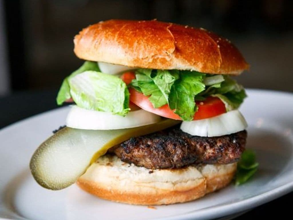 The Rise & Dine Burger.