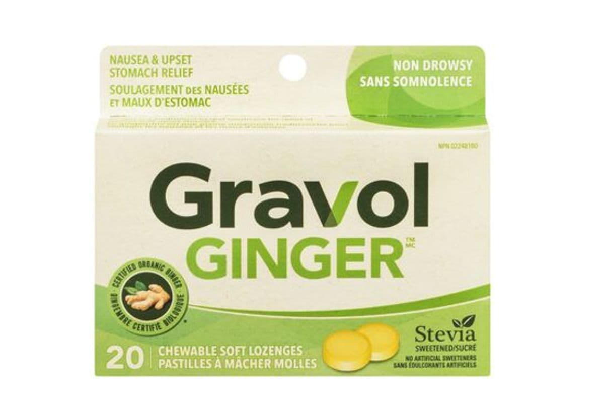 Gravol Ginger 20 count