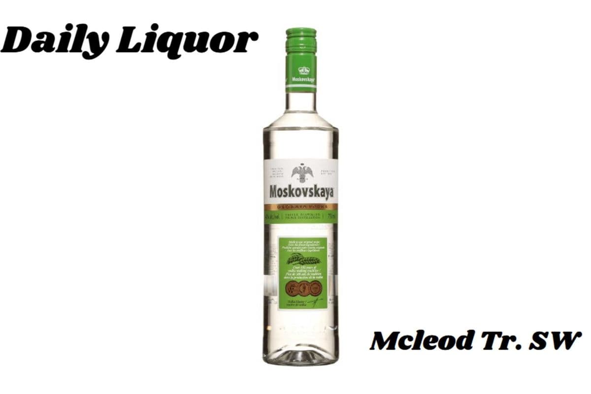 MOSKOVSKAYA VODKA 750ML (1 x 750ML)