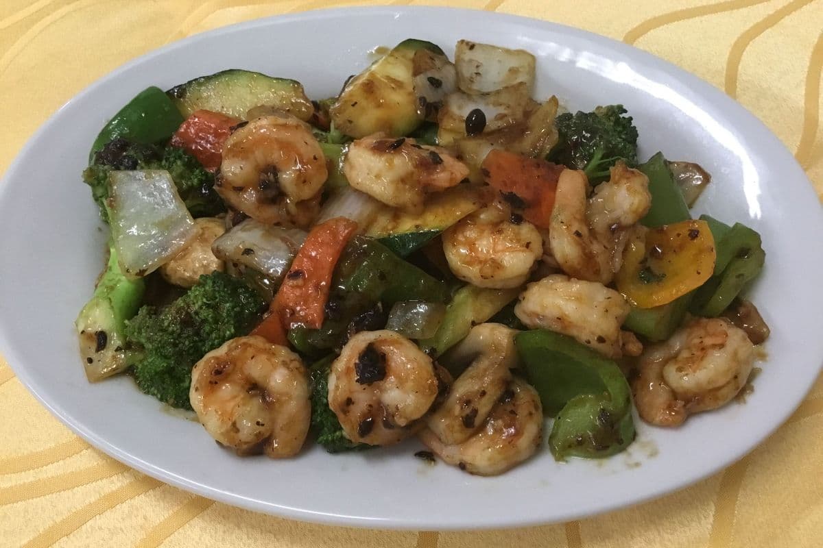Shrimp with Black Bean Sauce